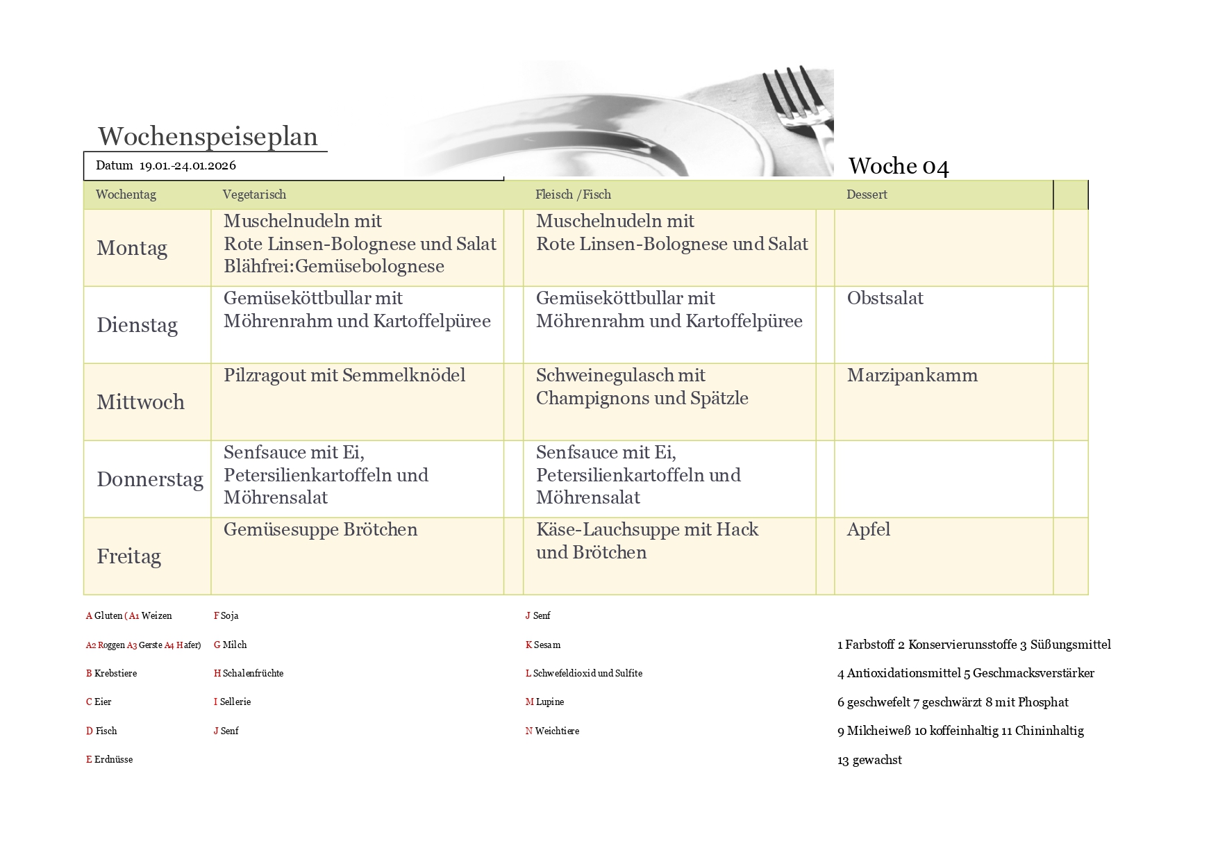 Speiseplan xlsx page