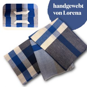 Geschirrtuch Blau-Weiß Lorena