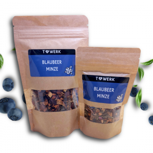 Tee Blaubeer Minze