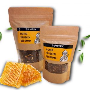 Tee Honig Päusken bei Omma