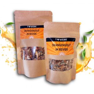 Tee Orangengold im Revier