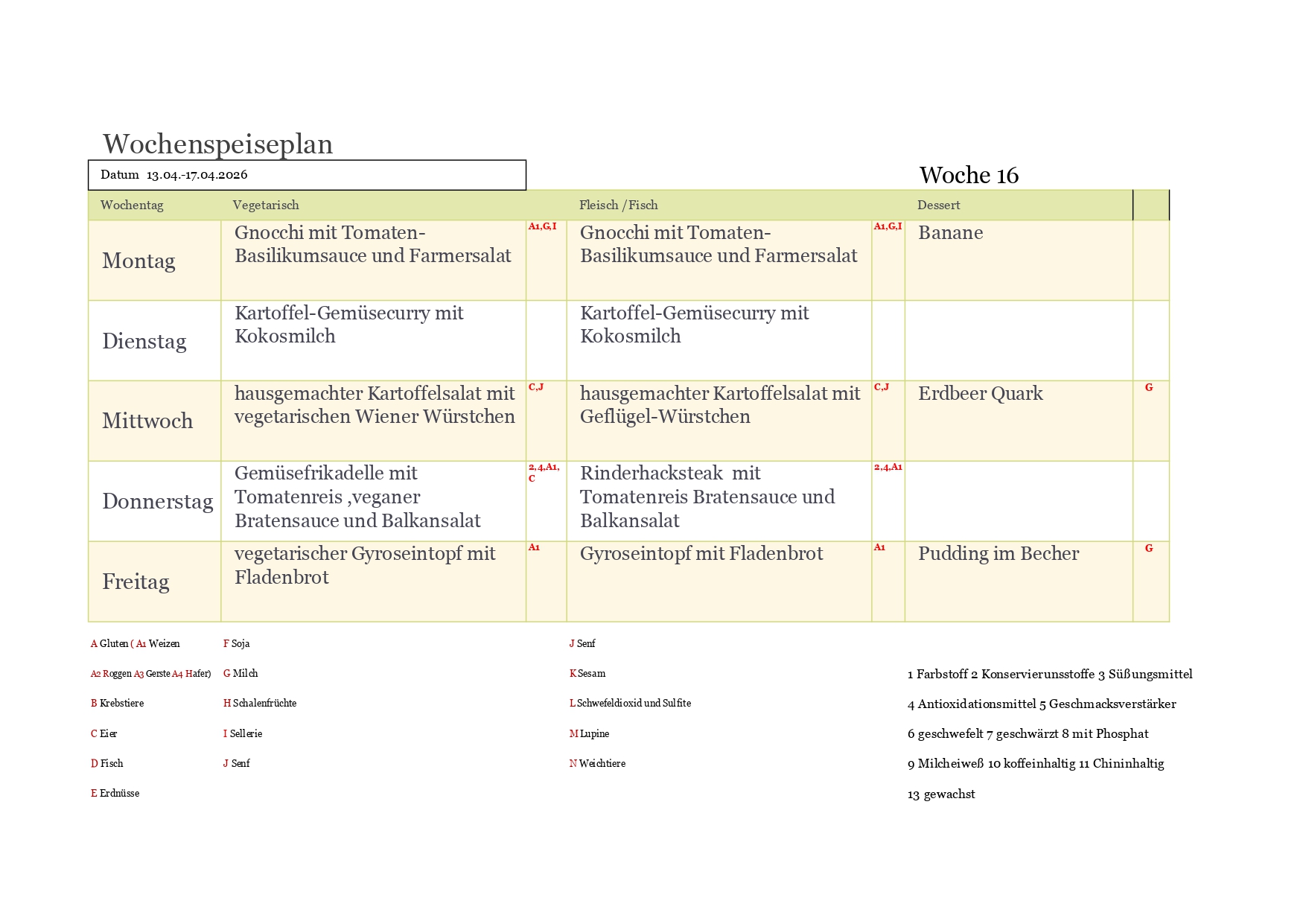 Speiseplan KW page