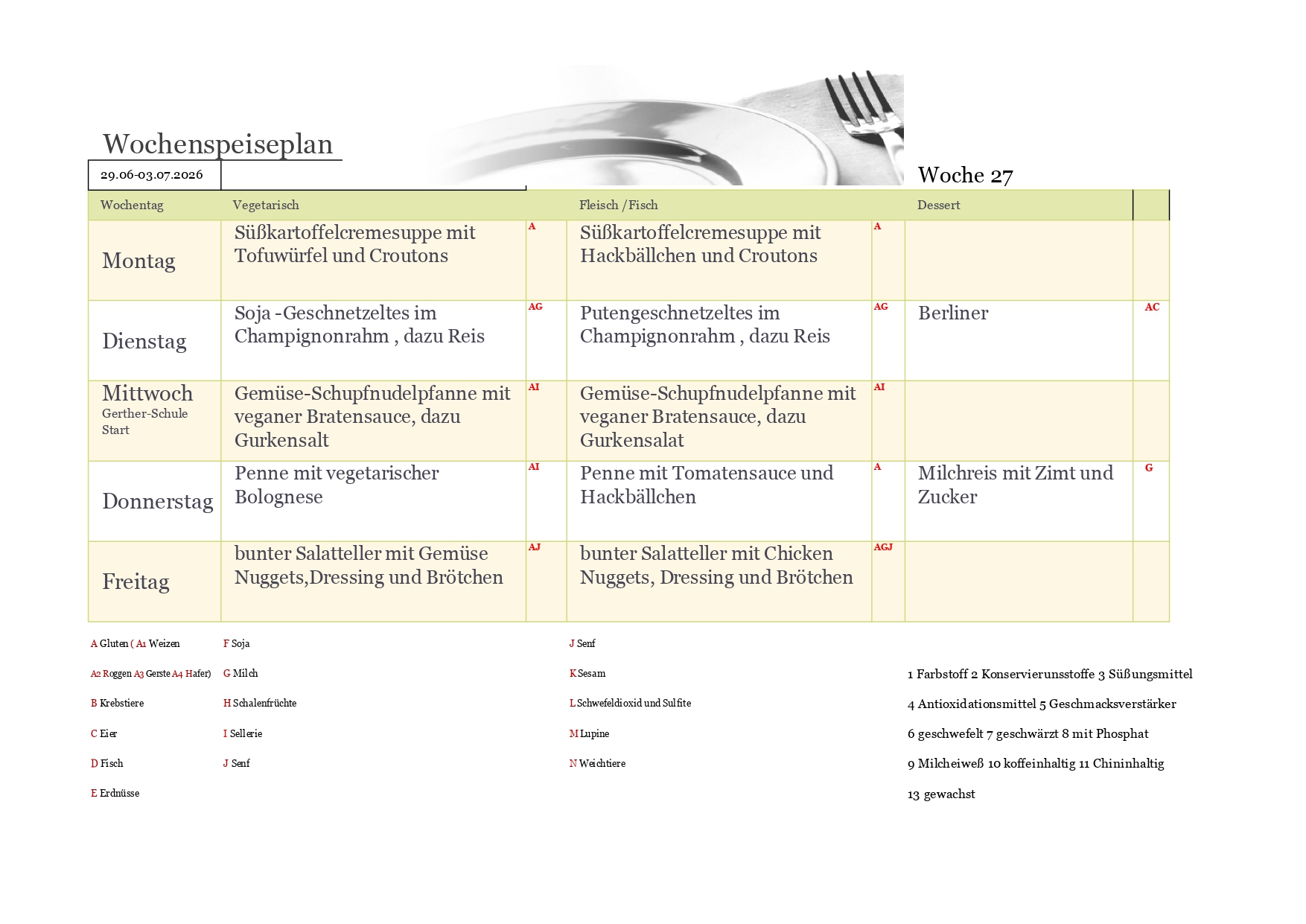Speiseplan KW page