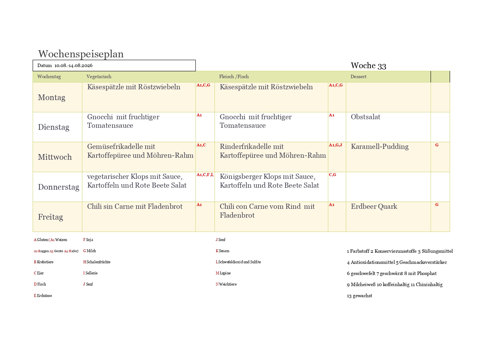 Speiseplan KW page